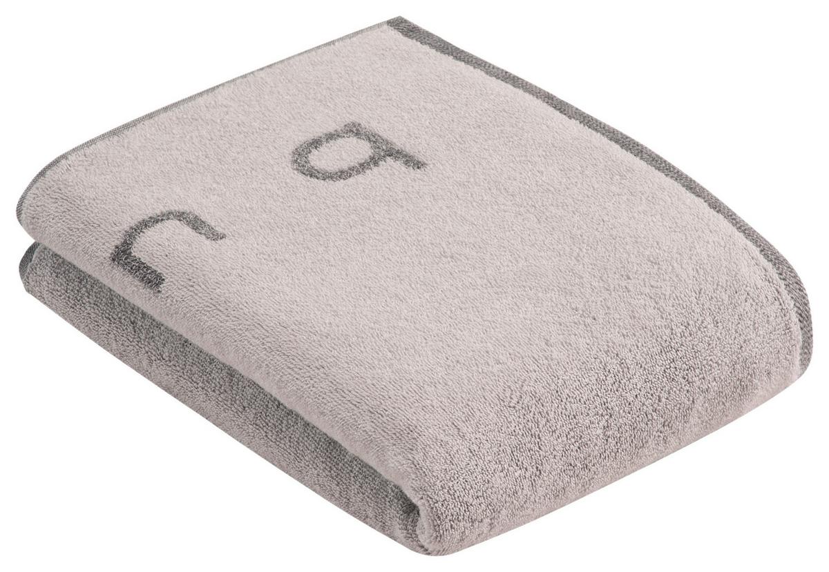 RĘCZNIK EMILIO - szary, Konventionell, tkanina (50/100cm) - Bugatti