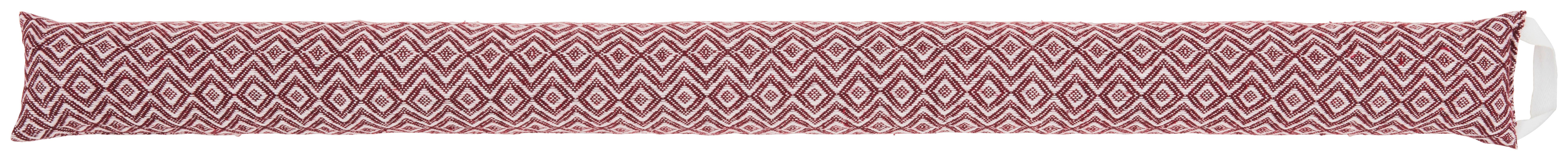 Zugluftstopper Dobby in diversen Farben - Taupe/Blau, Textil (10/90cm) - Premium Living