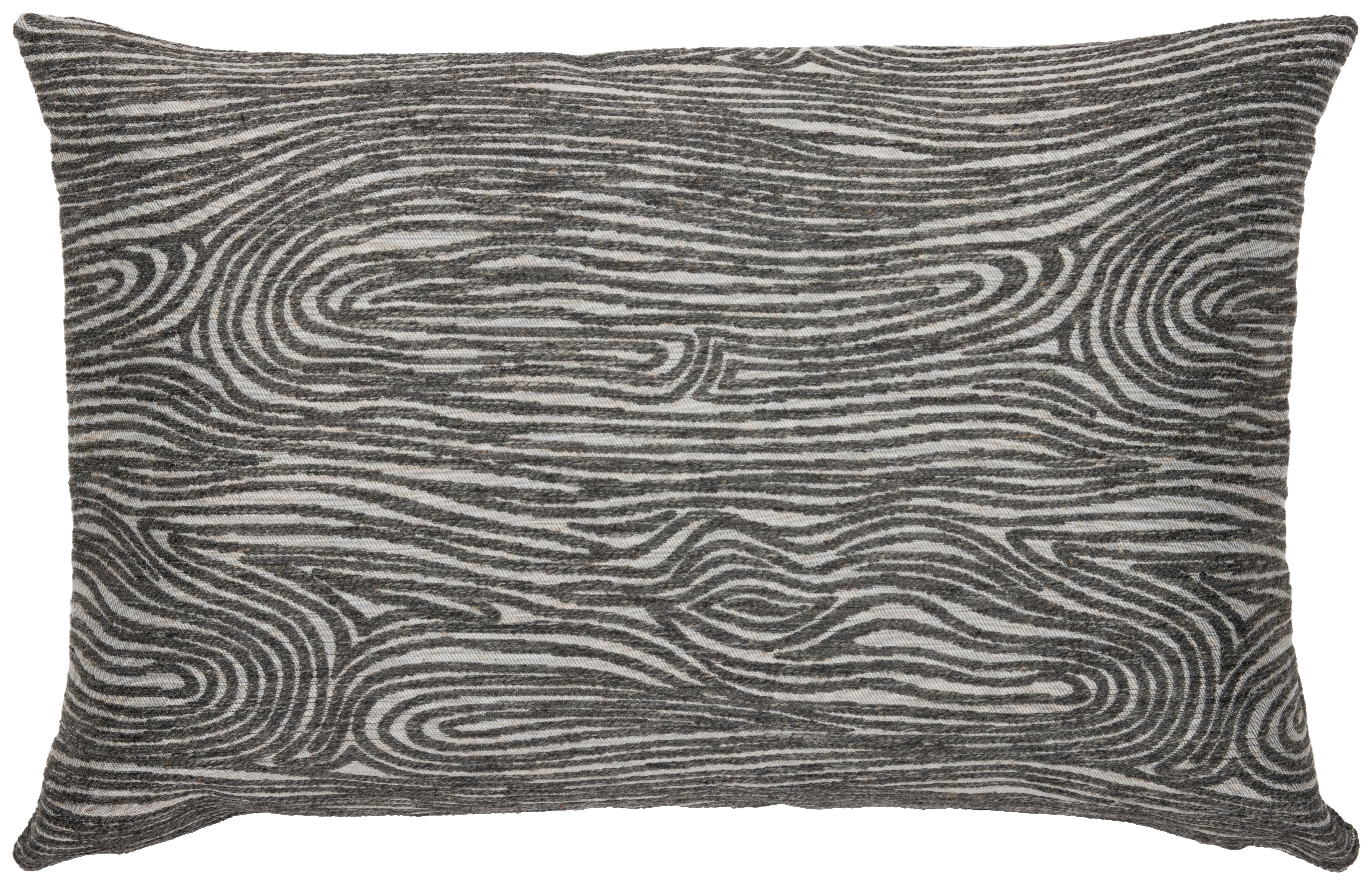 Kissenhüllen Weave Anthrazit ca. 40x60cm - Anthrazit, Textil (40/60cm)