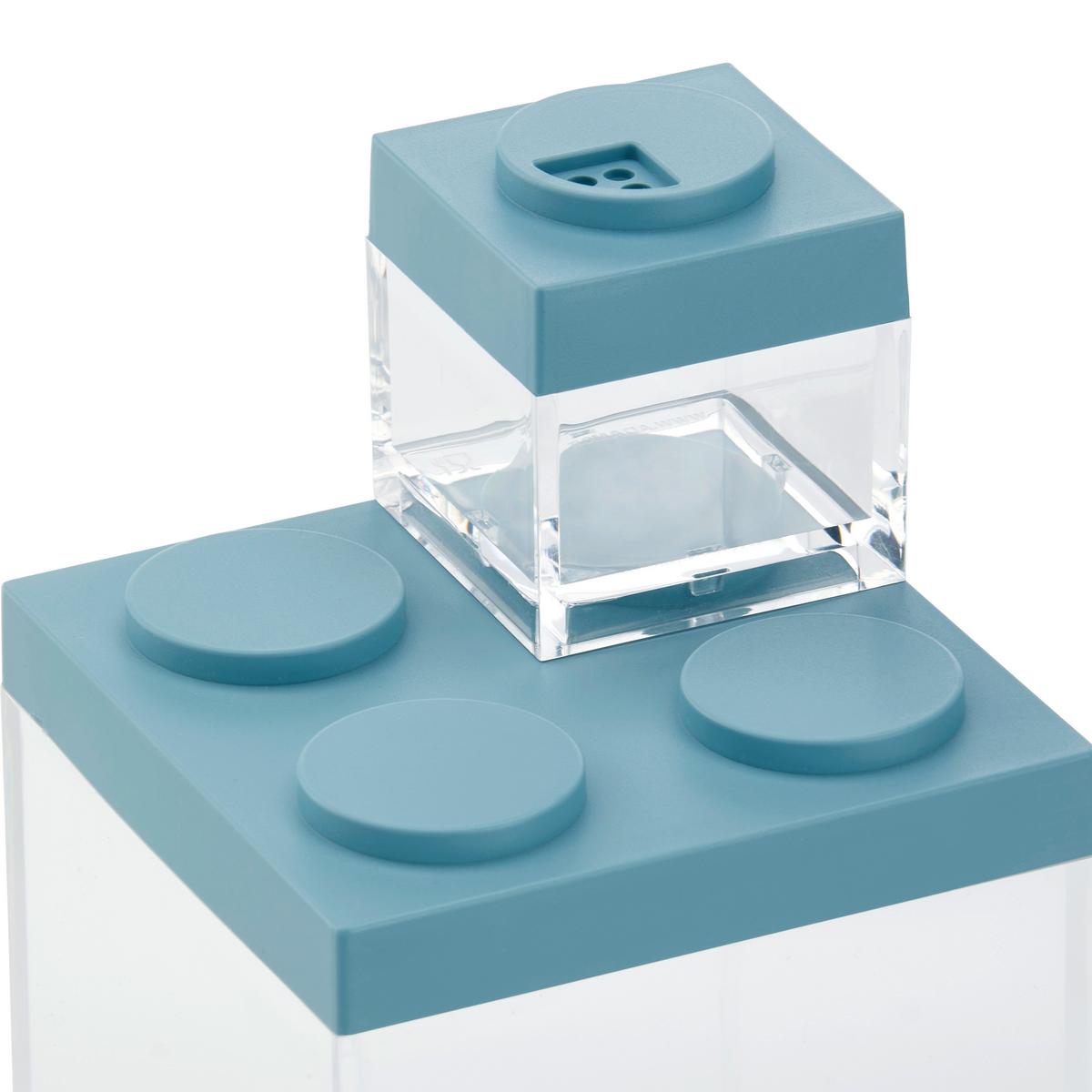 Vorratsdose Esila in Transparent/Blau ca.1,5 l - Blau/Transparent, Kunststoff (10/10/20,5cm)
