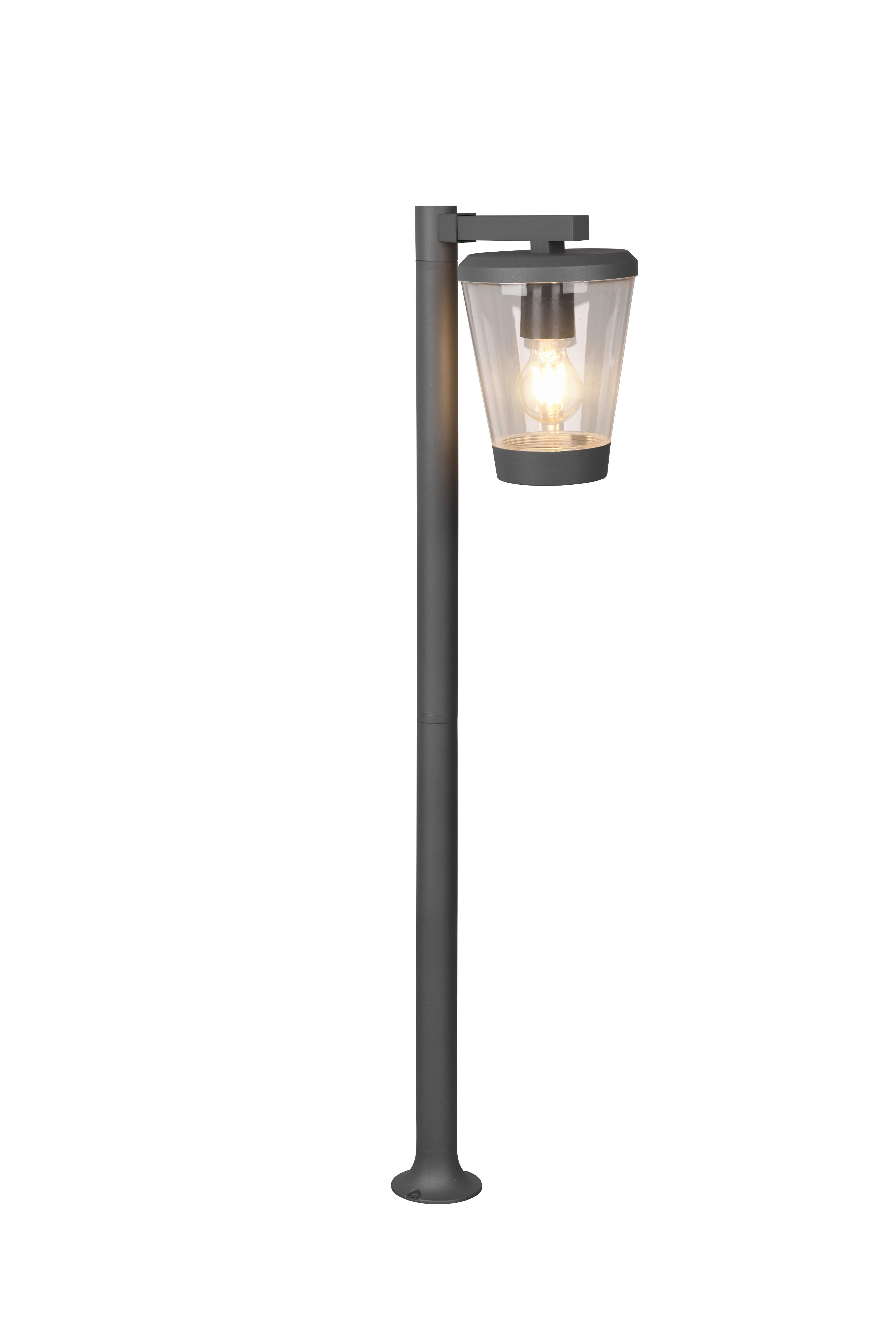 Außenstehleuchte Cavado in Anthrazit max. 40 Watt - Anthrazit, Basics, Kunststoff/Metall (16/100/27cm) - Trio Leuchten