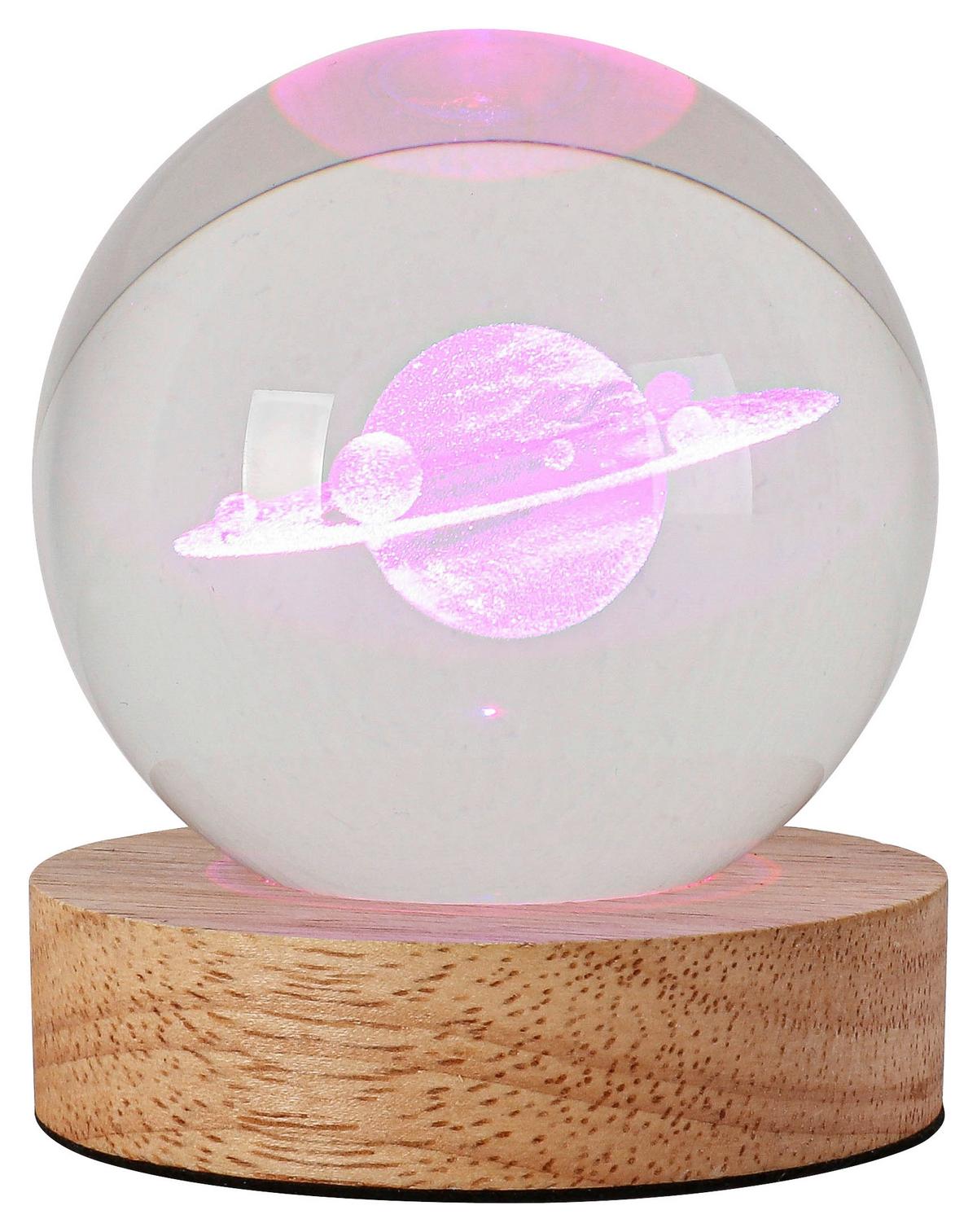 Led Díszlámpa Moni - natúr színű/áttetsző, Romantik / Landhaus, műanyag/faalapú anyag (8/9,5cm) - Mömax