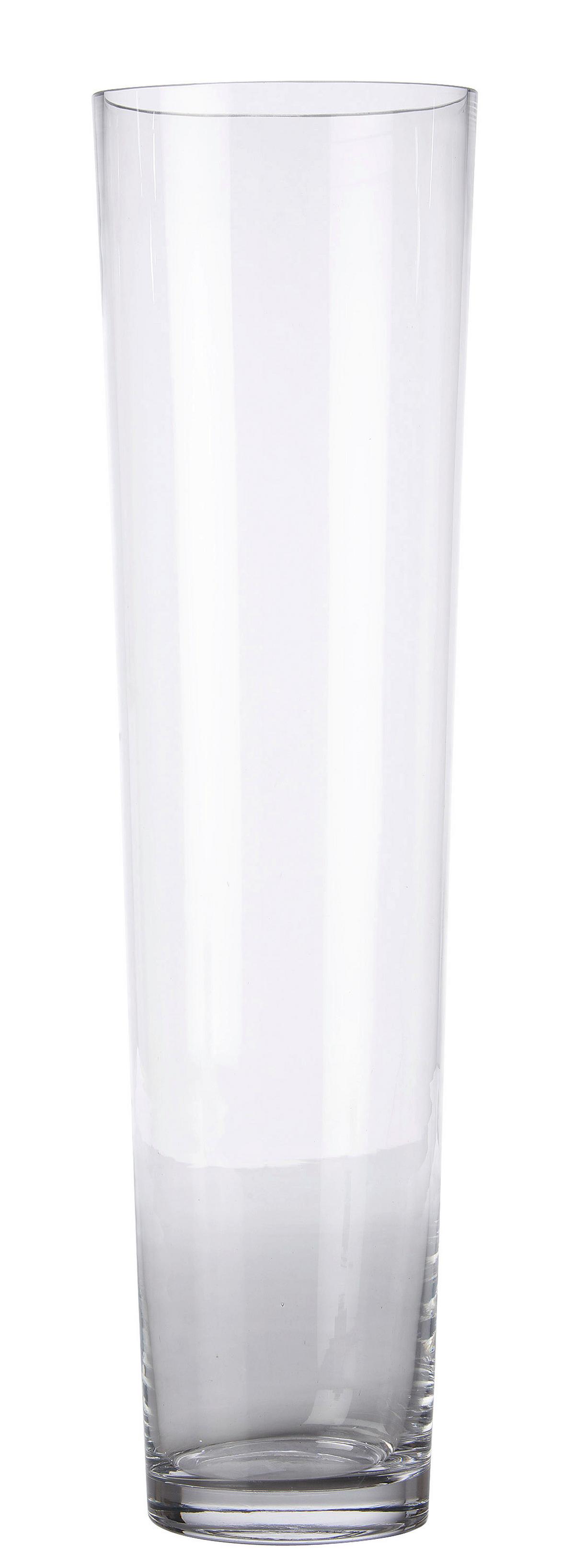 Vase Andrea aus Glas - Klar, Modern, Glas (19/70cm) - Modern Living