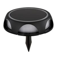 Solarleuchte 36506  Solar - Opal/Schwarz, Design, Kunststoff/Metall (14/3,6cm) - Globo