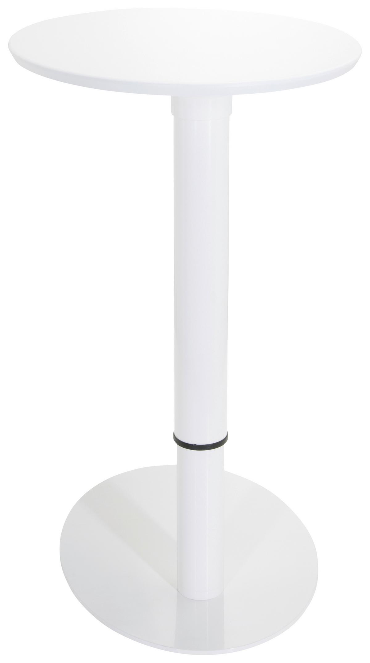 Dvižna Miza Stand Iii, Bela - bela, Basics, kovina/leseni material (90/50/64cm) - MID.YOU