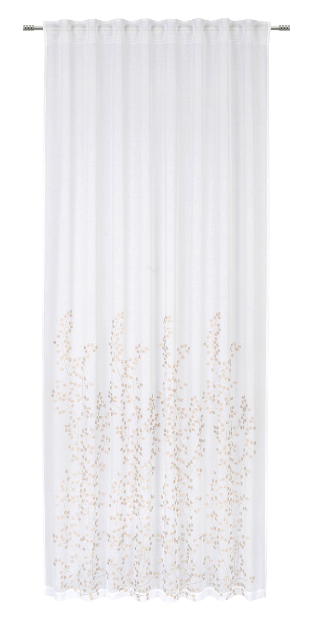 Končana Zavesa Livie - bež, Basics, tekstil (135/245cm) - Mömax