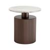 SOFFBORD SOLCO -TREND- - bronsfärgad/naturfärgad, Lifestyle, metall/trämaterial (44/46cm) - Premium Living