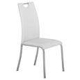 Stol Mandy - bela/krom, Konvencionalno, kovina/tekstil (42/96/60cm) - Mömax modern living Stol Mandy - bela/krom, Konvencionalno, kovina/tekstil (42/96/60cm) - Mömax modern living