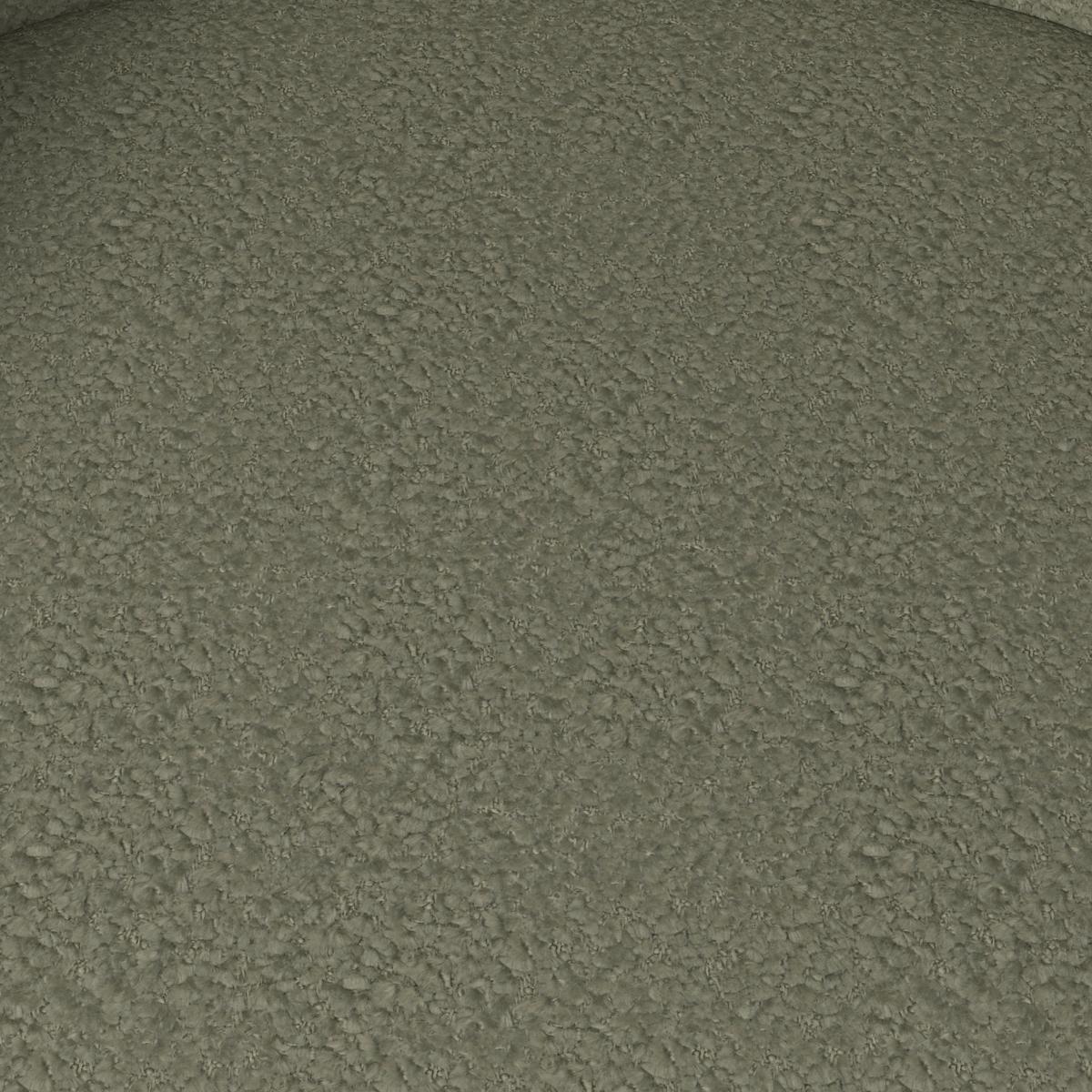 Armlehnstuhl Naya Grün Chenille Drehbar Gepolstert - Buchefarben/Grün, MODERN, Holz/Textil (62/65/81cm) - Bessagi Home