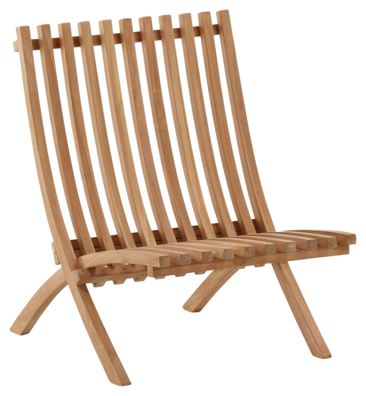 Loungesessel-2er Set Kenya ca. 73x58x63 cm Teakholz - Teakfarben, KONVENTIONELL, Holz (73/85/63cm) - Gardenson