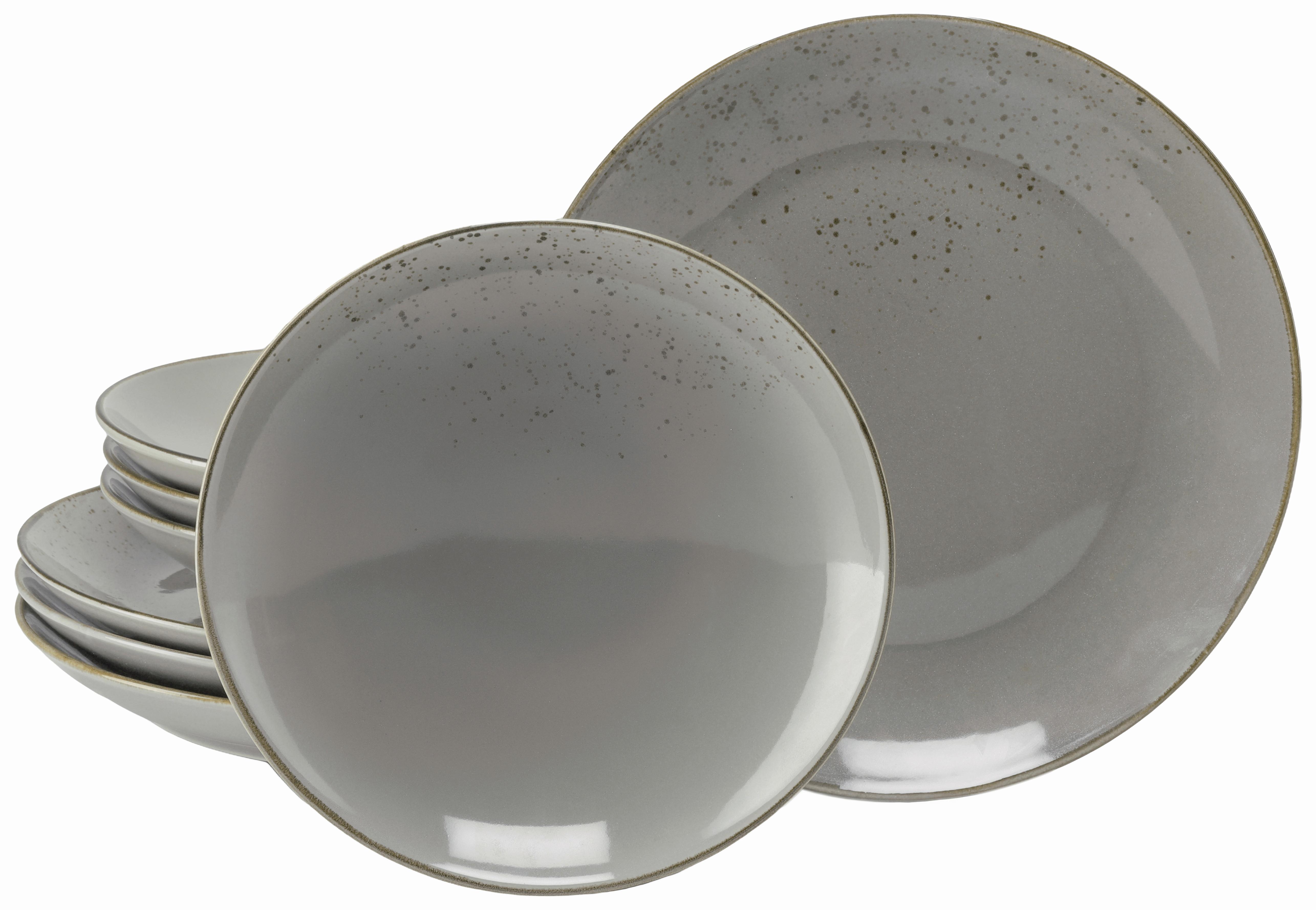 Étkészlet 24972 Nature Collection Stone - szürke, Basics, kerámia - Creatable