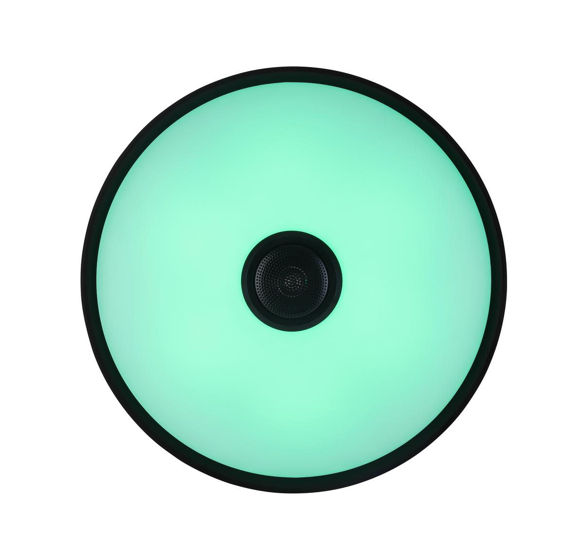 LED Smart Mennyezeti Lámpa Mirsada - fekete/fehér, műanyag/fém (40/9cm) - Premium Living