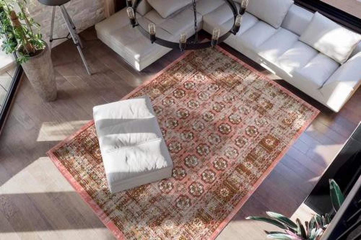 Vintage-teppich 7ry5n-120-170 - Rot, Trend, Textil (120/170cm) - Kayoom