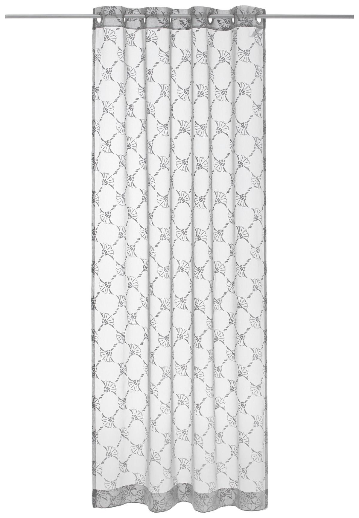 ZASŁONA NA PRZELOTKACH J-AIRY JOOP! - szary, Design, tkanina (140/250cm) - Joop!