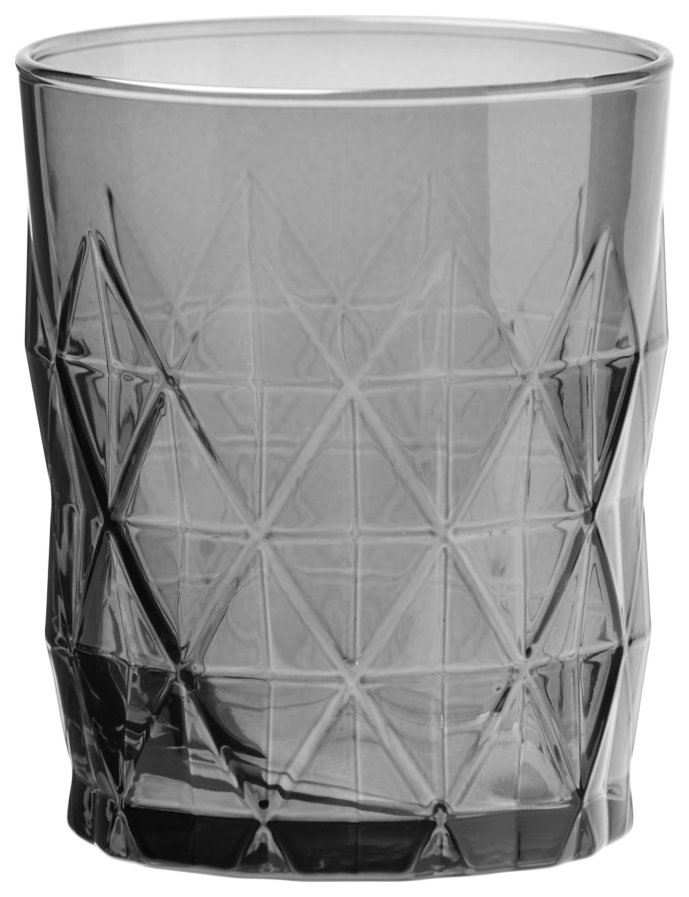 Whiskyglas Black Skye ca. 345ml - Dunkelgrau, Modern, Glas (8,3/10cm) - Premium Living