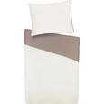 Bettwäsche BELINDA Creme/Sand 200x200cm - Sandfarben/Creme, Textil (200/200cm) - Premium Living Bettwäsche BELINDA Creme/Sand 200x200cm - Sandfarben/Creme, Textil (200/200cm) - Premium Living