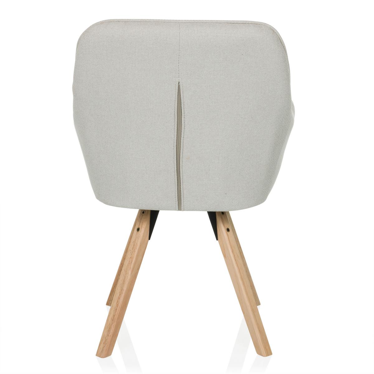 Naslanjač Scandi Soft, Krem Barva - krem barve/barve bukve, Moderno, tekstil/les (56/84/62cm) - MID.YOU