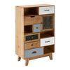 BYRÅ FRAME - furufärgad/bronsfärgad, Modern, trä (68/112/34cm) - Bessagi Home