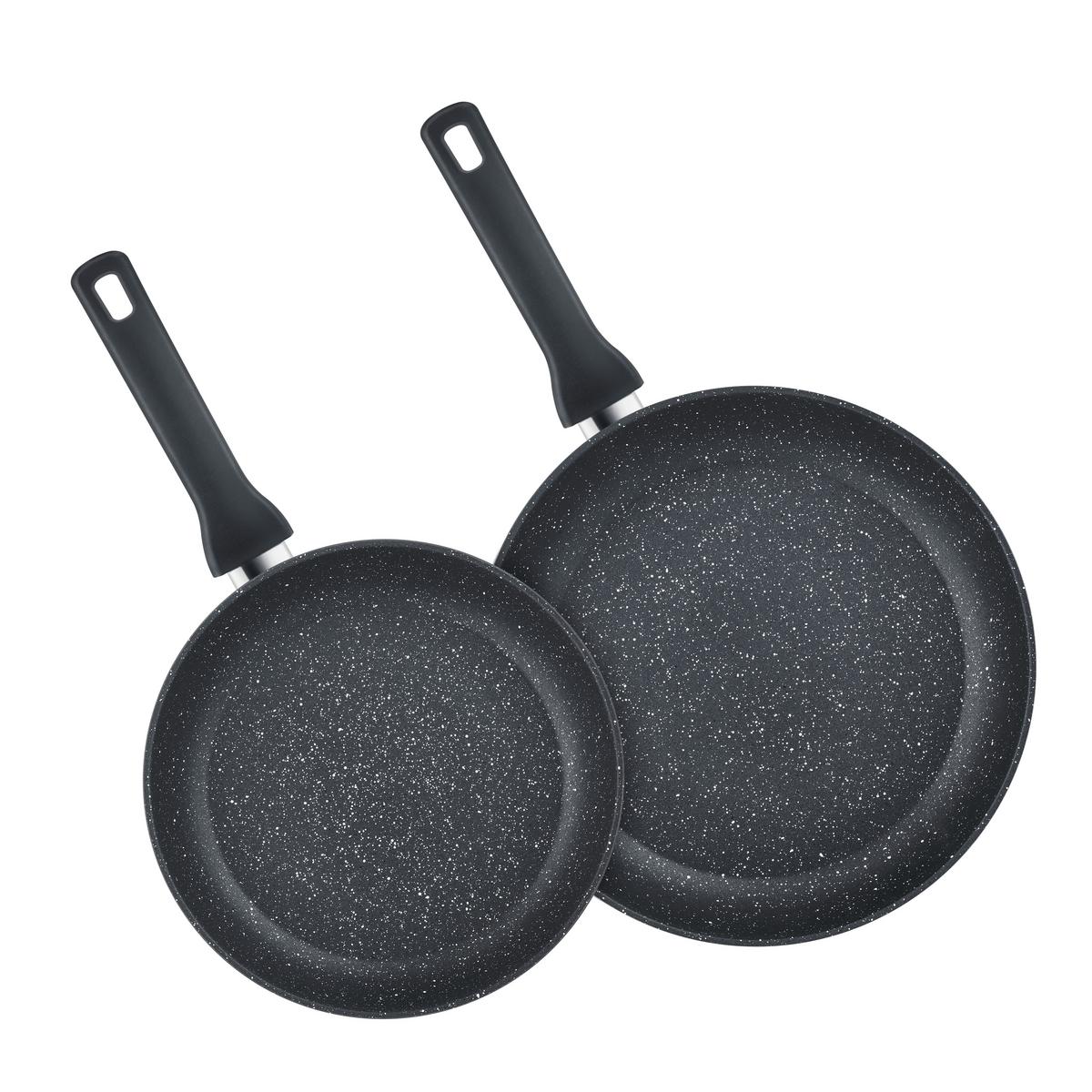 ZESTAW PATELNI 099550 - czarny, Basics, metal (28/10/48cm) - Berndes