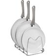 Pfannenhalter Marcel - Silberfarben, Metall (17,5/21,5/29cm) - Mömax modern living