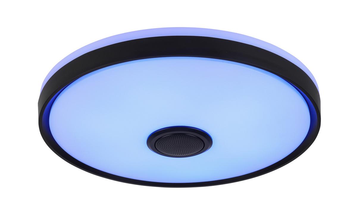 LED Smart Mennyezeti Lámpa Mirsada - fekete/fehér, műanyag/fém (40/9cm) - Premium Living