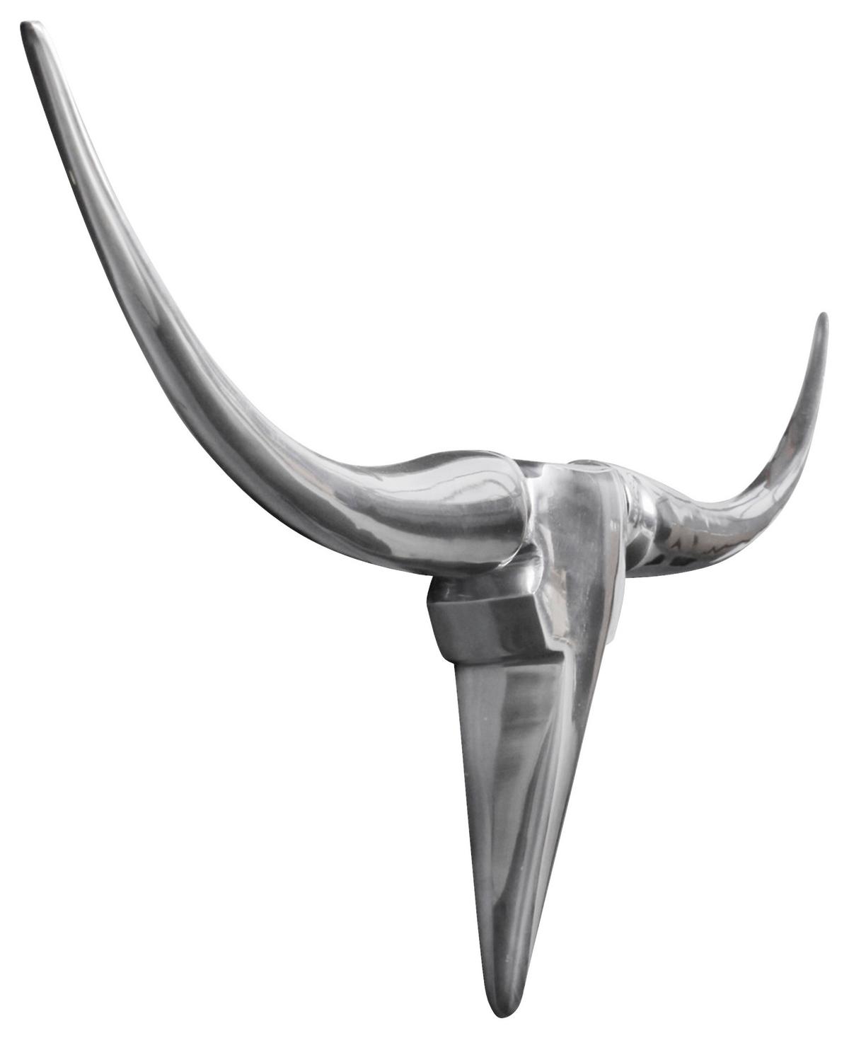 Wanddeko Wohnling Silberfarben - Silberfarben, MODERN, Metall (100/40/6cm) - MID.YOU