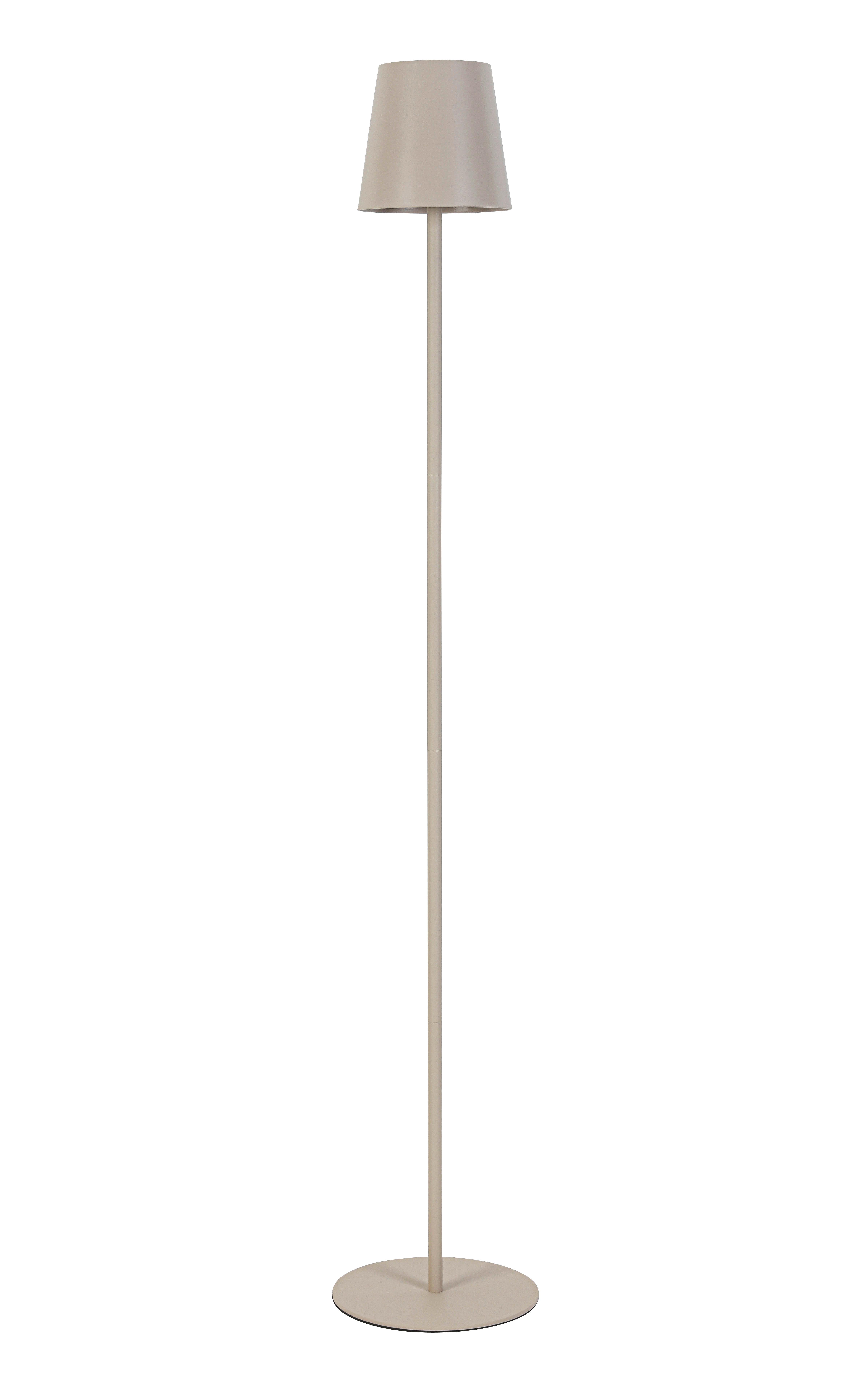 AKUMULATOROWA LAMPA STOJĄCA FORT LAUDERDALE *SBN* - kolor piaskowy, Design, tworzywo sztuczne/metal (22/130cm) - Novel