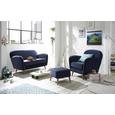 Sitzbank in Blau 'Milo' 2-Sitzer - Blau/Kieferfarben, Trend, Holz/Holzwerkstoff (142/88/92cm) - Livetastic Sitzbank in Blau 'Milo' 2-Sitzer - Blau/Kieferfarben, Trend, Holz/Holzwerkstoff (142/88/92cm) - Livetastic