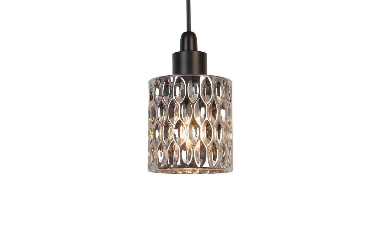 Hängeleuchte Smoky Graubraun max. 160Watt - Graubraun, Trend, Glas/Metall (90/11/112cm) - Novel