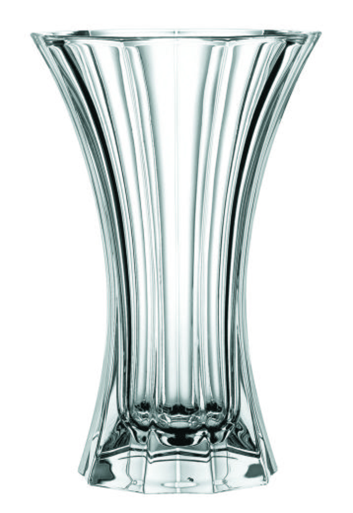 Vase Saphir aus Glas - Klar, MODERN, Glas (12,5/18,0/12,5cm) - Nachtmann