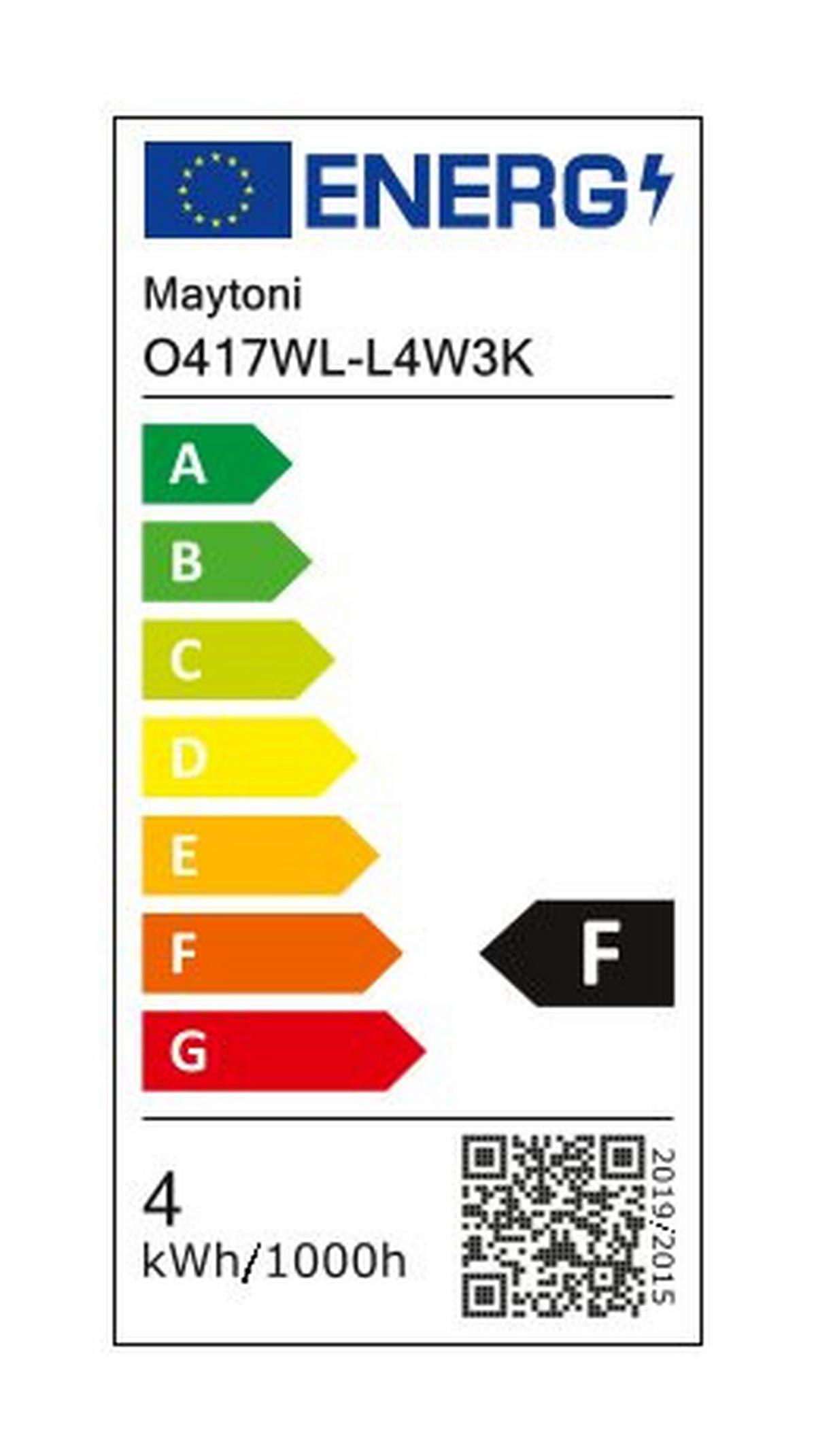 Außenwandleuchte Strato Weiß max. 4 Watt - Weiß, Trend, Metall (8/12/3,7cm) - MAYTONI