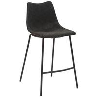 Barhocker My Solo ca. 49x100 cm Schwarz - Schwarz, KONVENTIONELL, Textil/Metall (49/99,5/55cm) - Livetastic