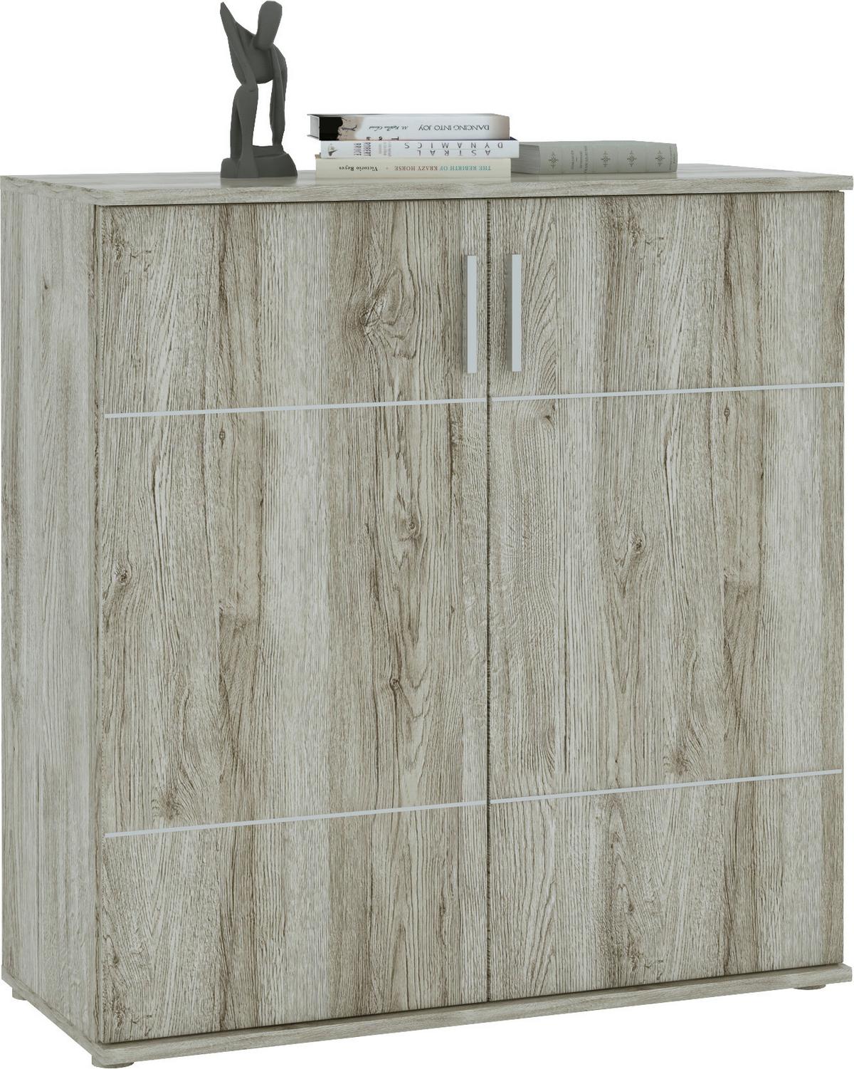 Comodă JONAS - culoare lemn stejar, Modern, material pe bază de lemn (87,9/92,2/38,5cm) - Modern Living