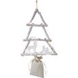 Okrasna Led-svetilka Dean - bela, les (20/25cm) Okrasna Led-svetilka Dean - bela, les (20/25cm)