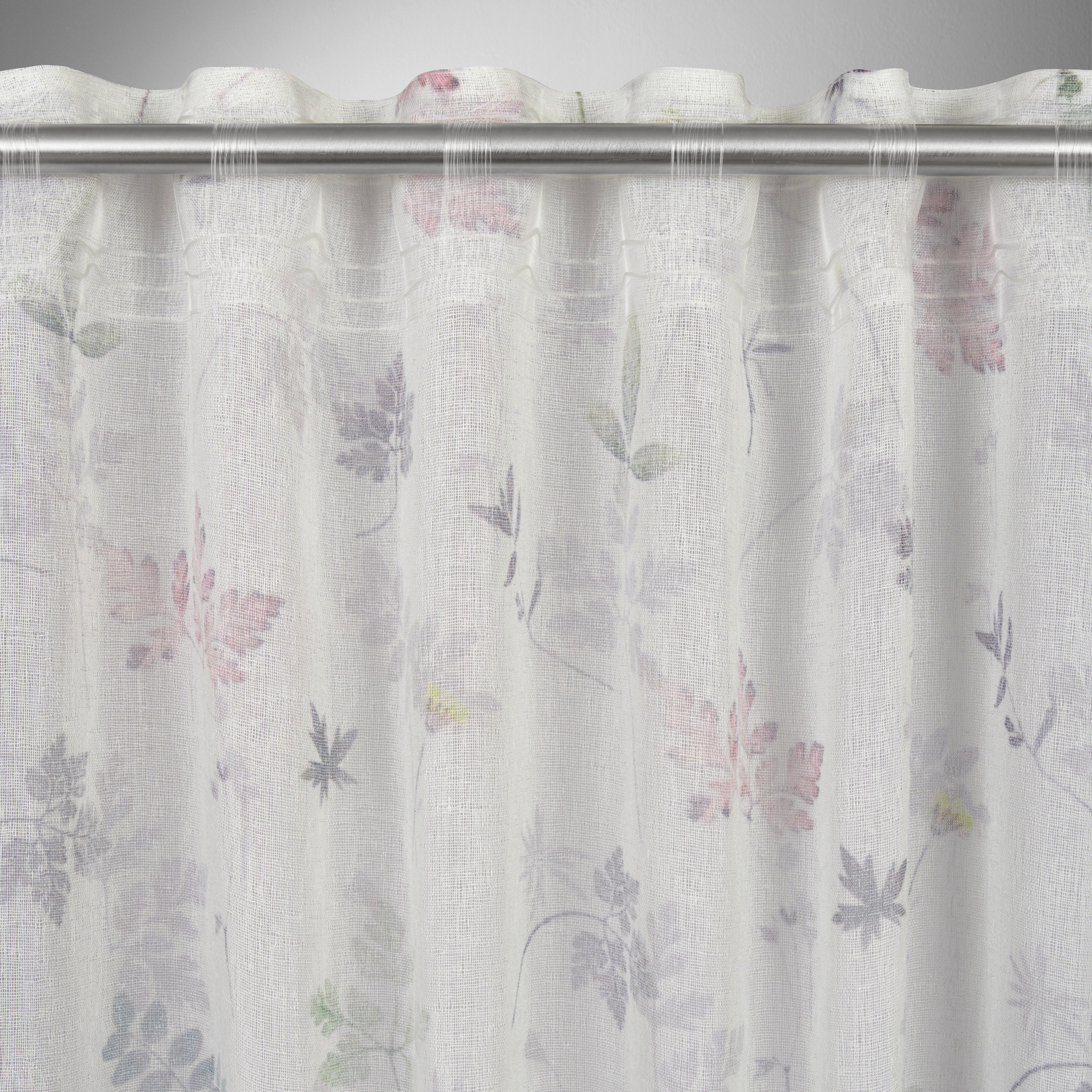 GARDINLÄNGD STEFFI - grön, Romantik / Lanthus, textil (135/255cm) - Mömax