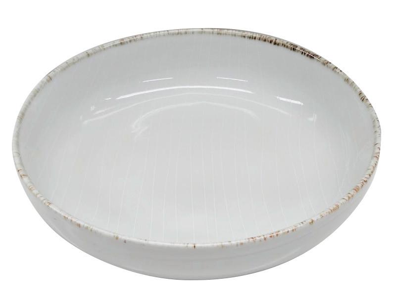TALERZ DO ZUPY BERGEN - beżowy, Design, ceramika (22cm) - Landscape