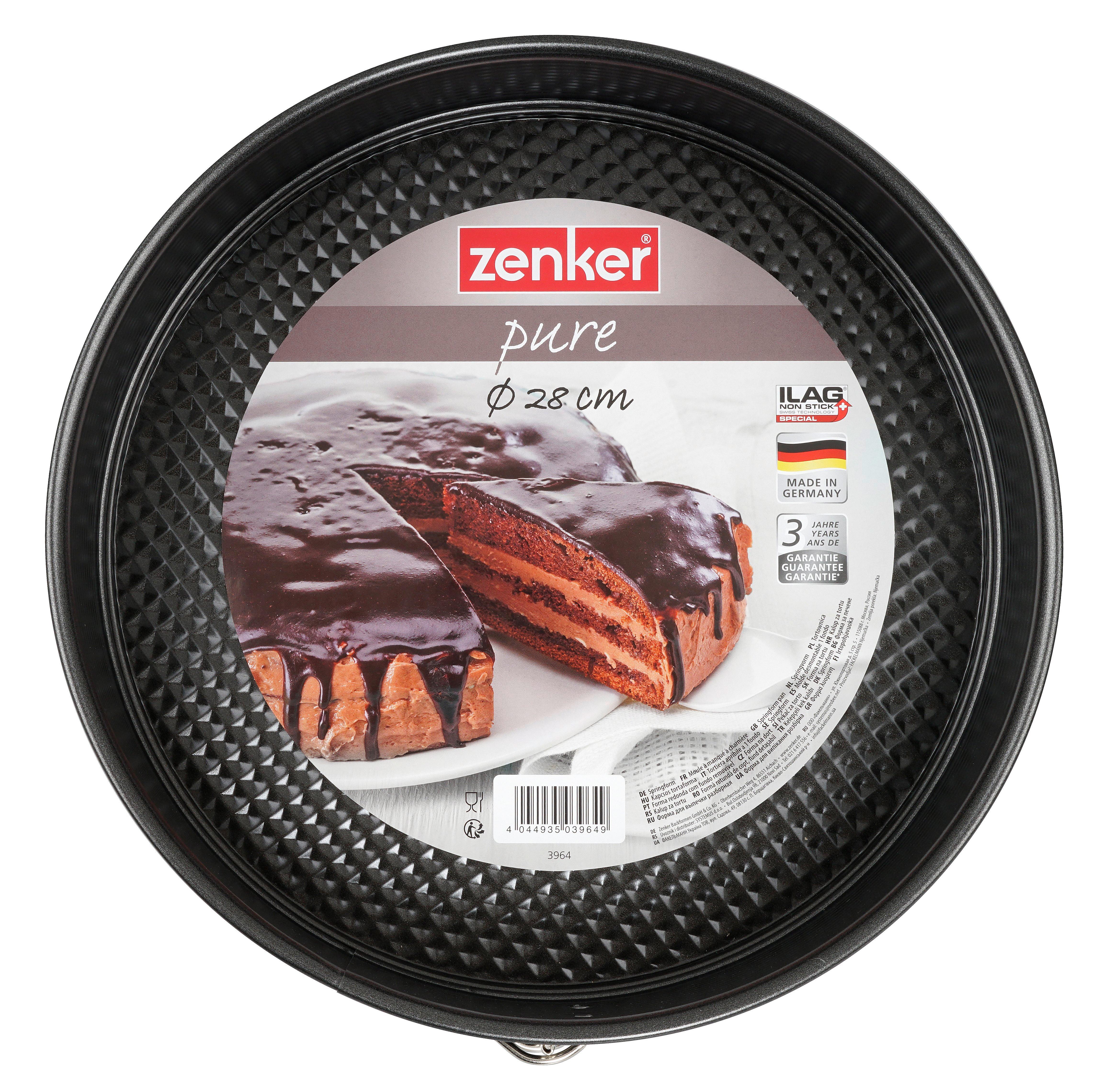 Springform Bakery in Schwarz Ø ca. 28cm - Schwarz, Basics, Metall (28/28/7cm) - Zenker