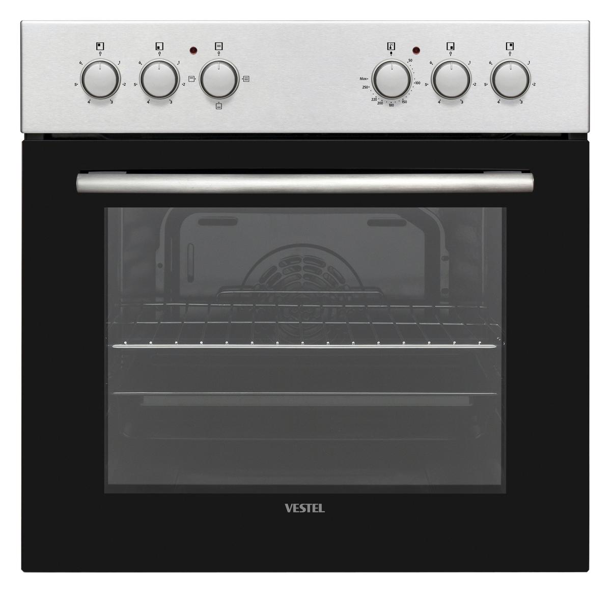 Küchenblock inkl. 5 E-Geräte IP1200 Grau - Graphitfarben/Schwarz, Trend, Holzwerkstoff/Metall (240cm) - Impuls