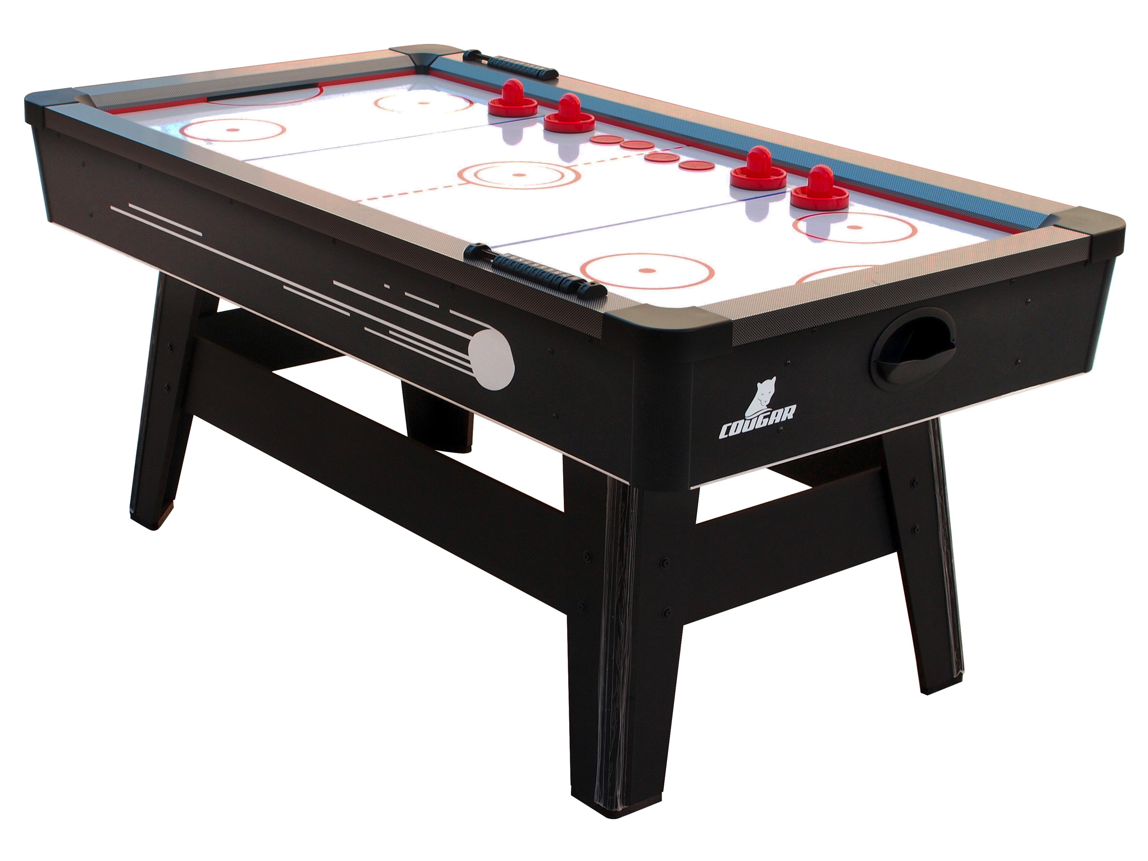 Airhockeytisch Hattrick Hero - Rot/Schwarz, Basics, Holz (97/81/183cm) - Ambia Garden