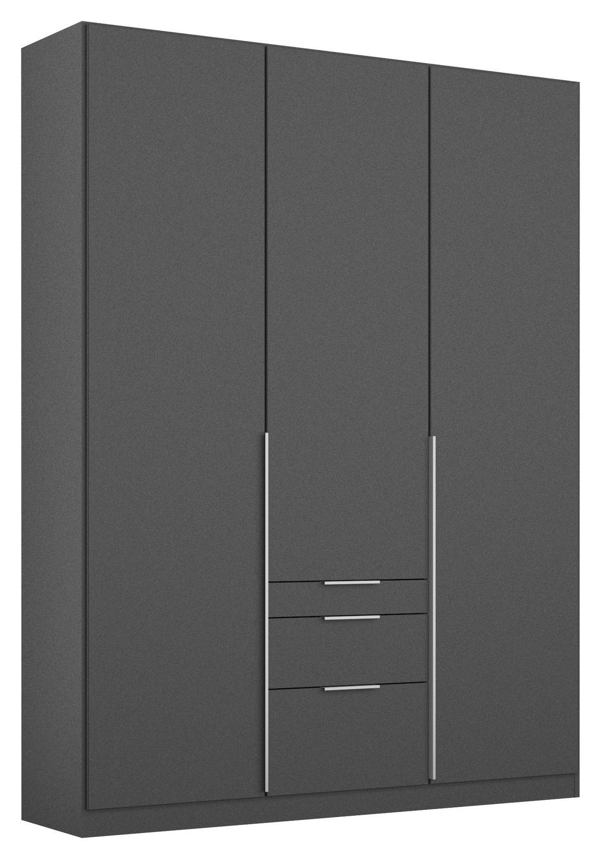 Ormar S Klasičnim Vratima Alabama - siva/boje aluminija, Moderno, drvni materijal/metal (136/229/54cm) - Modern Living