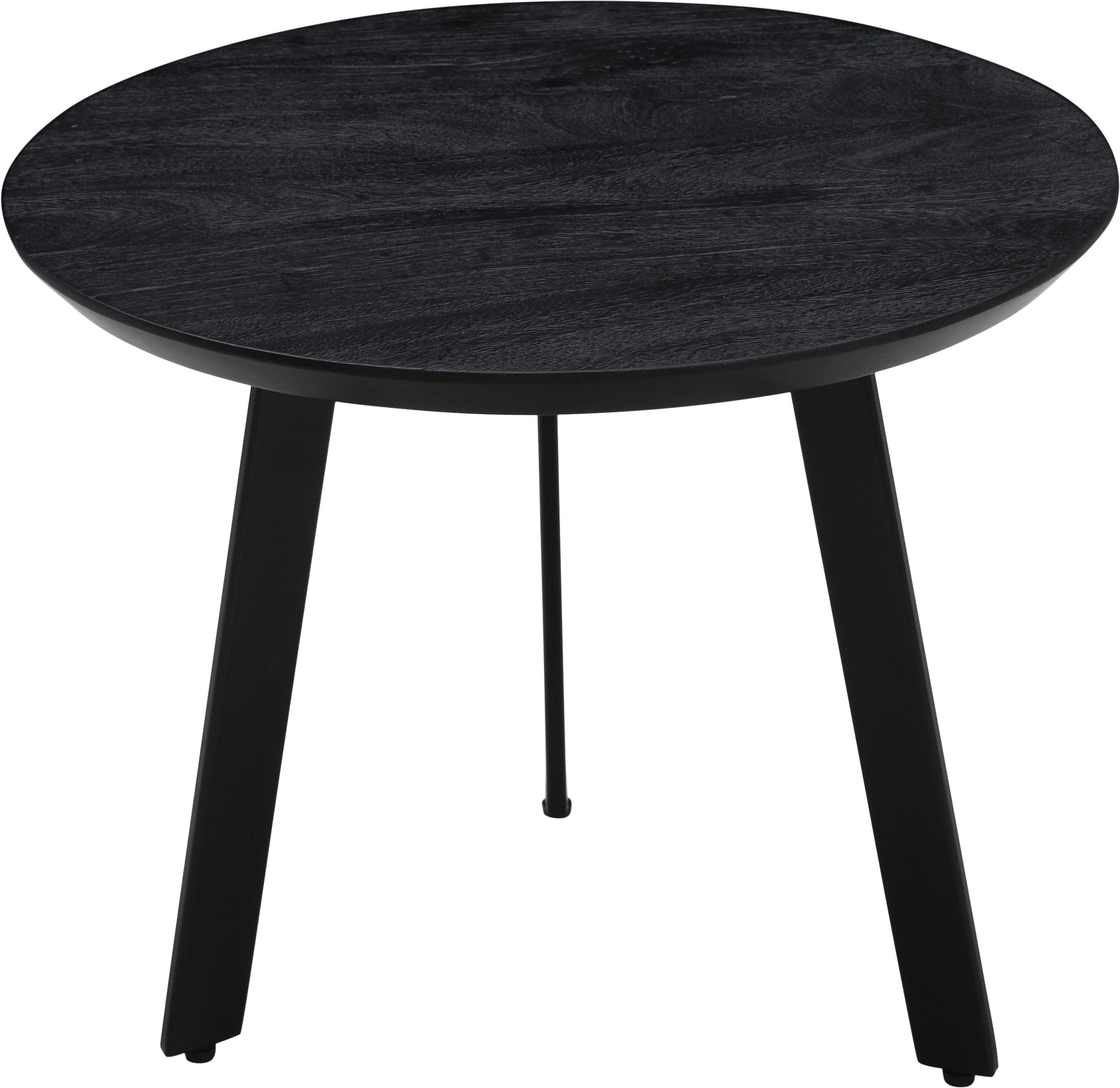 Couchtisch Segovia Schwarz - Schwarz, MODERN, Holz/Metall (50/50/45cm) - Mömax