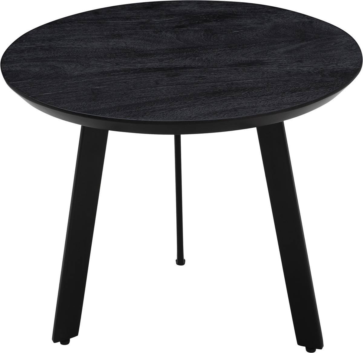 Couchtisch Segovia Schwarz - Schwarz, MODERN, Holz/Metall (50/50/45cm) - Mömax