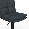 BARHOCKER CAJA - Schwarz, MODERN, Holz/Textil (47/87-107/49cm) - Bessagi Home