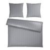 Bettwäsche Xenia Streif XXL Silberfarben ca. 200x200cm - Silberfarben, MODERN, Textil (200/200cm) - Premium Living
