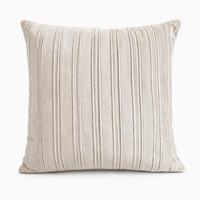 Díszpárna Velvet Sand 45/45 - homokszínű, Modern, textil (45/45cm)