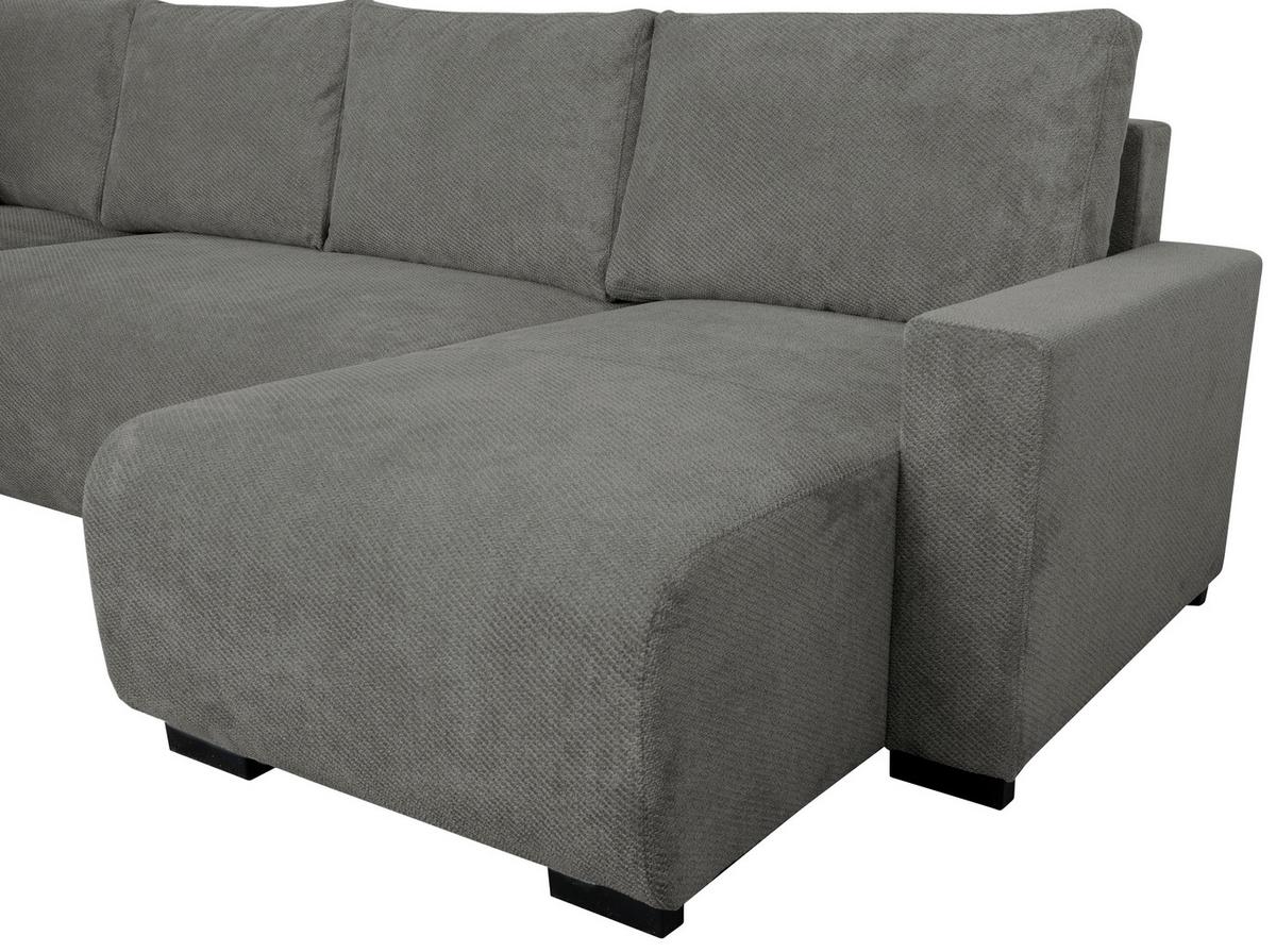Canapea modulara VERONICE - albastru/grafit, Trend, textil (171/313/141cm) - Modern Living