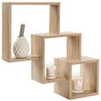 Stenska Polica Mailand -sb- - hrast, Moderno, leseni material (34/29/23/34/29/23/11/15/19cm) - Mömax modern living Stenska Polica Mailand -sb- - hrast, Moderno, leseni material (34/29/23/34/29/23/11/15/19cm) - Mömax modern living