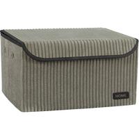 Kutija Za Odlaganje Home M - siva, Konvencionalno, karton/tekstil (40/30/22cm) - Mömax