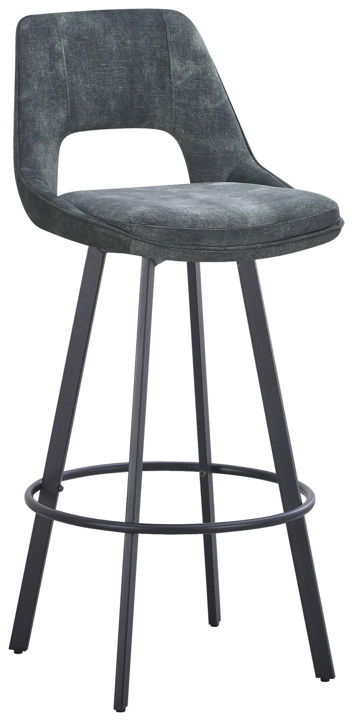 Barska Stolica Twist - zelena/crna, Moderno, metal/tekstil (45/103/52cm) - Premium Living
