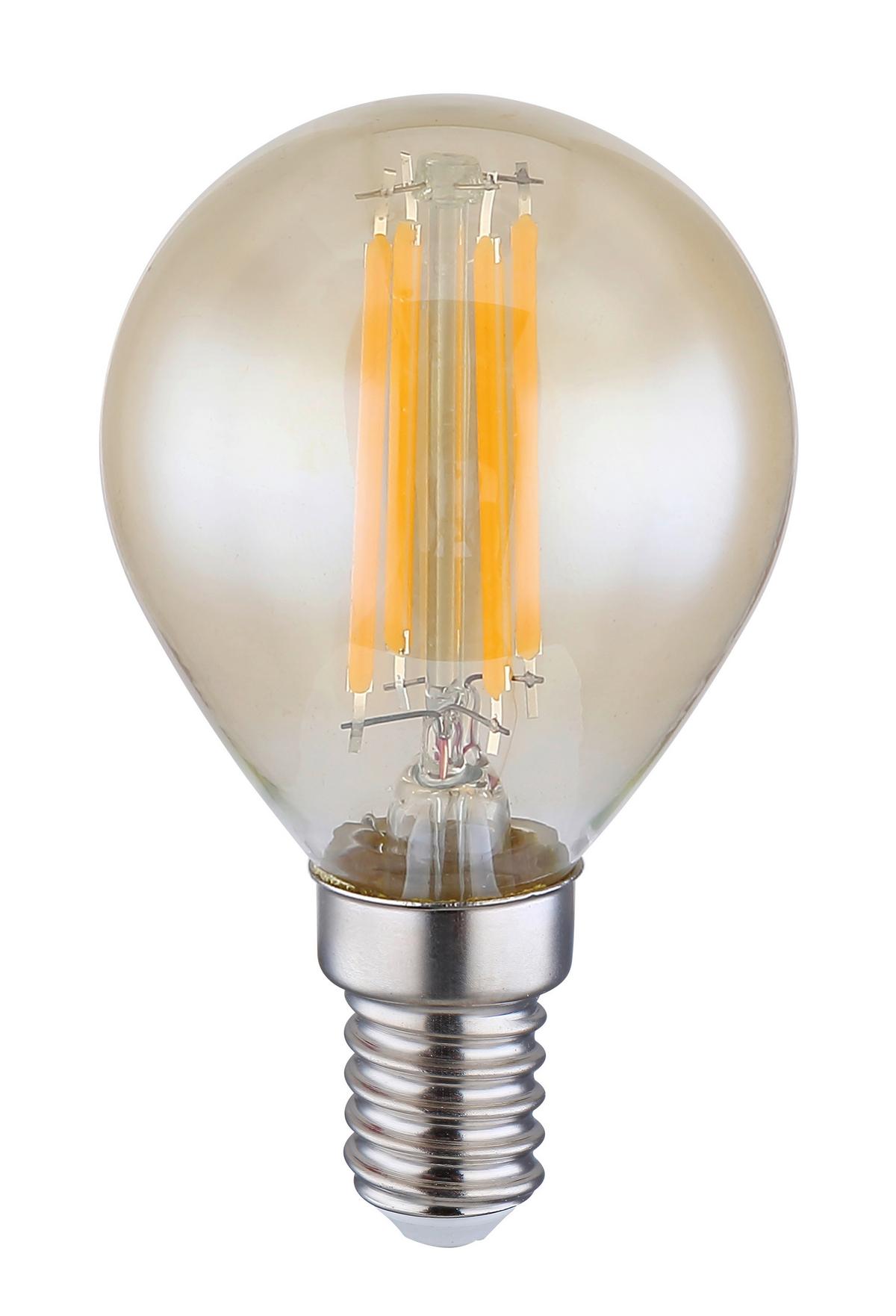 LED-Leuchtmittel 10589AK max. 4 Watt - Glas/Metall (4,5/7,8cm) - Globo